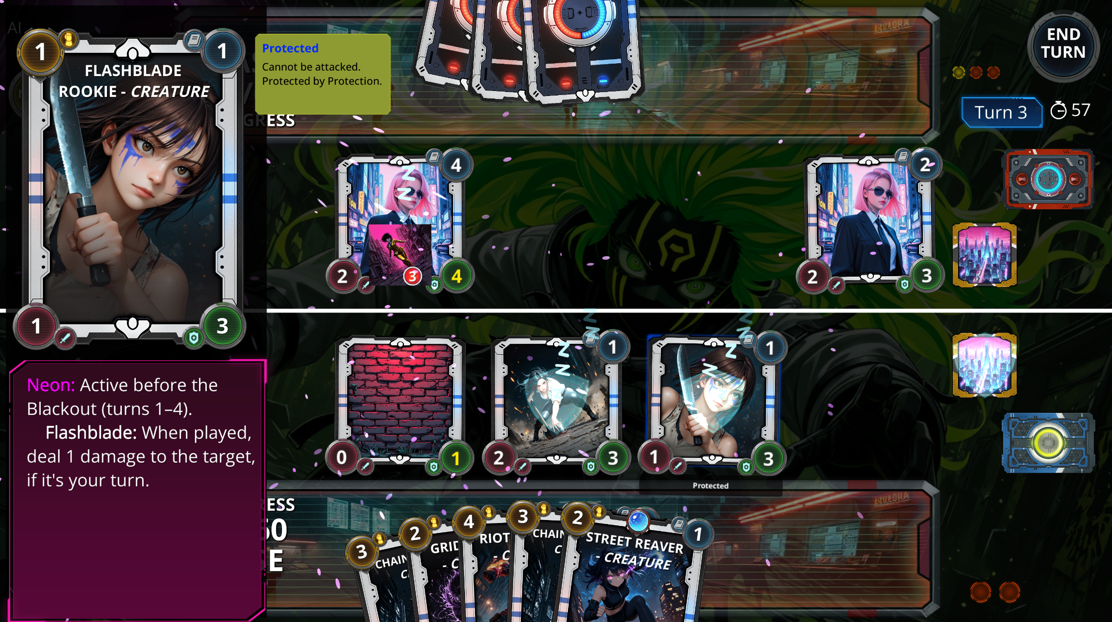 Card game. Unlock everything by playing